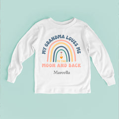 My Grandma Loves Me Baby Bodysuit