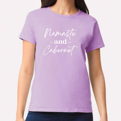 Namaste And Cabernet T-shirt