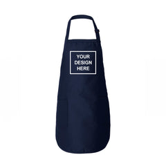 Q-Tees Full-Length Apron with Pockets - Q4350