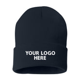 Sportsman 12" Solid Cuffed Beanie - SP12