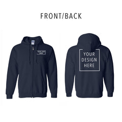 Gildan - Heavy Blend™ Full-Zip Hooded Sweatshirt - Front/Back