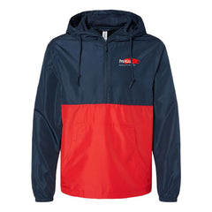PROWALL - Independent Trading Co. Unisex Lightweight Quarter-Zip Windbreaker Pullover Jacket - EXP54LWP