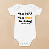 New Year New Baby Arriving Baby Bodysuit