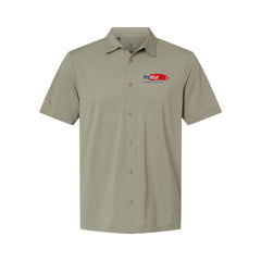 PROWALL - Adidas Men's Full Button Down Short Sleeve Shirt - A595