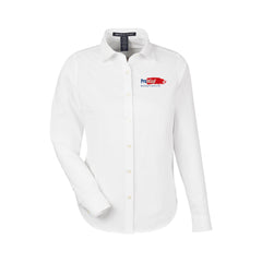 PROWALL - Devon & Jones Women's CrownLux Performance® Spencer Poplin Dress Shirt - DG505W