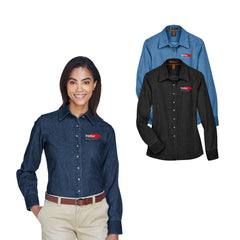 PROWALL - Harriton Women's Denim Shirt - M550W