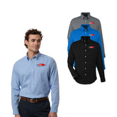 PROWALL - Devon & Jones Men's CrownLux Performance® Spencer Poplin Dress Shirt - DG505