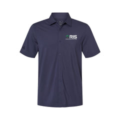 RIS - Adidas Men's Full Button Down Short Sleeve Shirt - A595