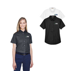 RIS - CORE365 Women's Optimum Short Sleeve Twill Shirt - 78194