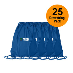 RIS - 25 Pcs Liberty Bags Drawstring Pack with DUROcord - 8881