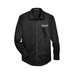 RUCO - Devon & Jones Men's Crown Collection® Solid Stretch Twill Woven Dress Shirt - DG530