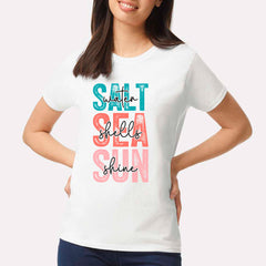 Saltwater, Seashell, Sunshine T-shirt