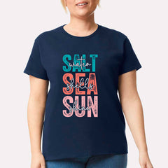 Saltwater, Seashell, Sunshine T-shirt