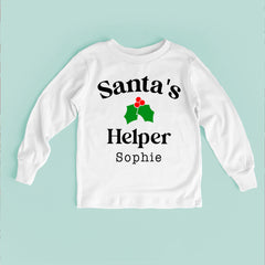 Santa's Helper Baby Bodysuit