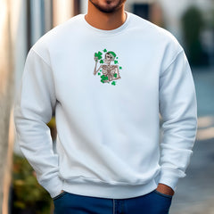 Embroidered Skeleton Sweatshirt