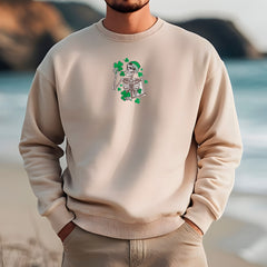 Embroidered Skeleton Sweatshirt