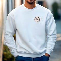 Embroidered Soccer Ball Sweatshirt