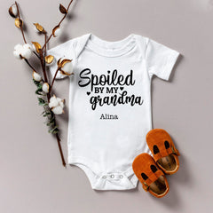 Spoiled By My Grandma Baby Bodysuit
