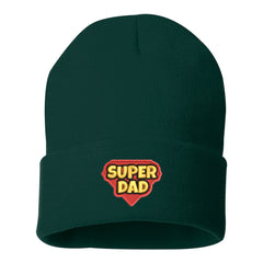 Embroidered Super Dad Beanie
