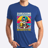 Surviving Fatherhood, One Beer At A Time T-shirt