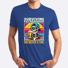Surviving Fatherhood, One Beer At A Time T-shirt