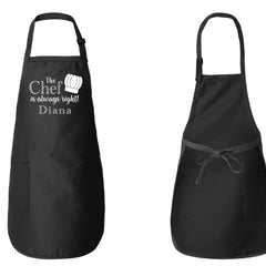 The Chef Is Always Right Apron