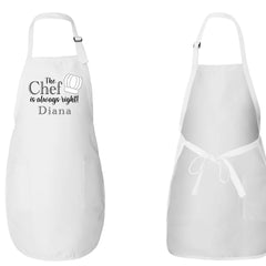 The Chef Is Always Right Apron