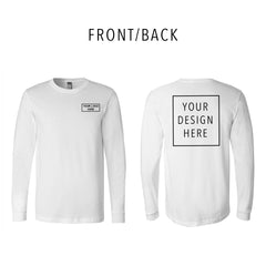 BELLA + CANVAS - Jersey Long Sleeve Tee - Front/Back