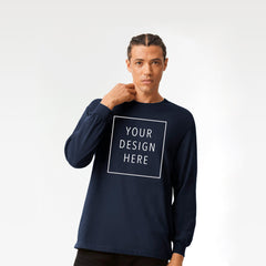 American Apparel - Heavyweight Cotton Long Sleeve Tee - Front