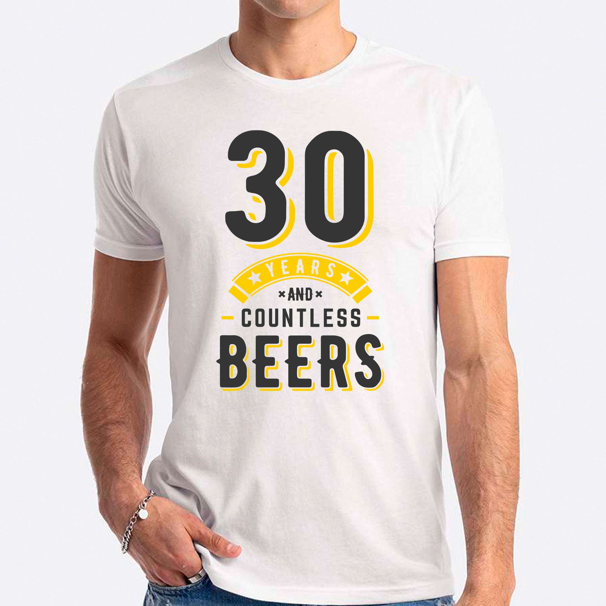 30 Years And Countless Beers T-shirt