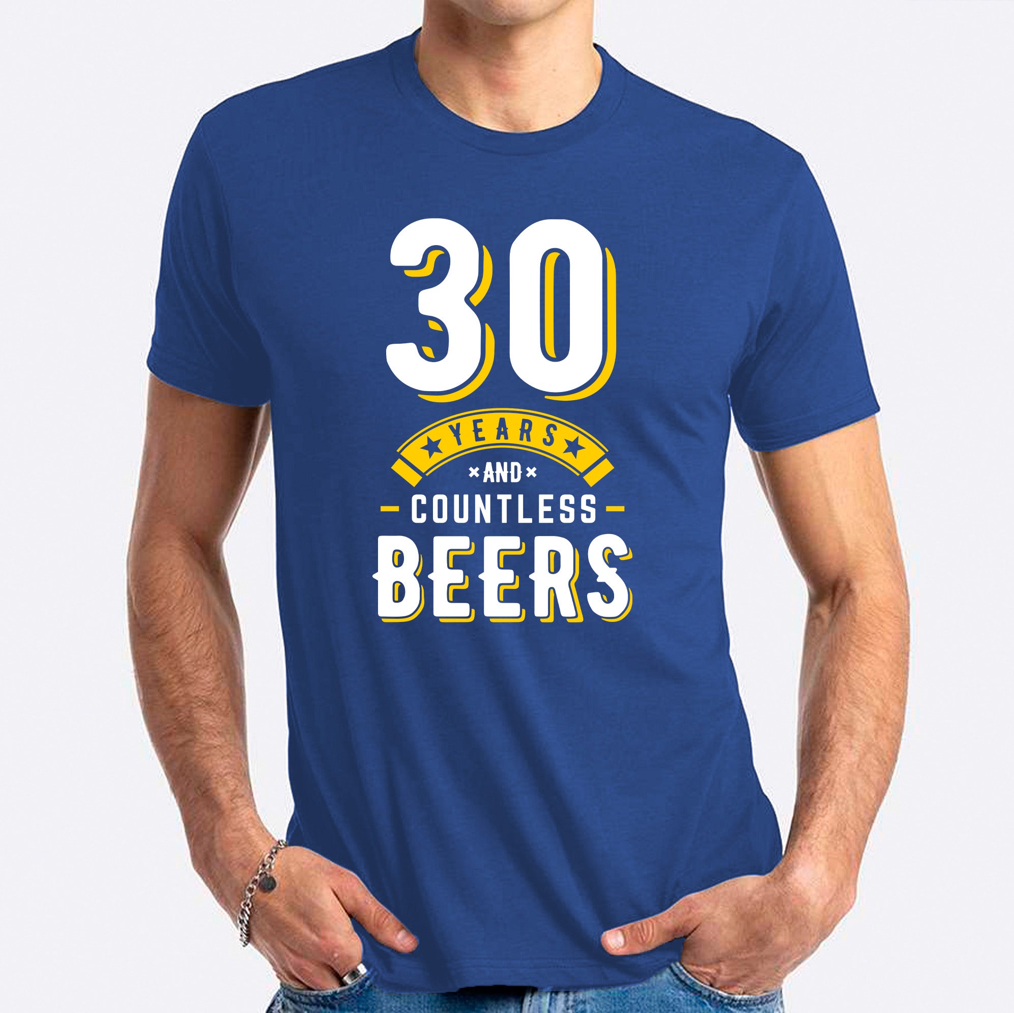 30 Years And Countless Beers T-shirt