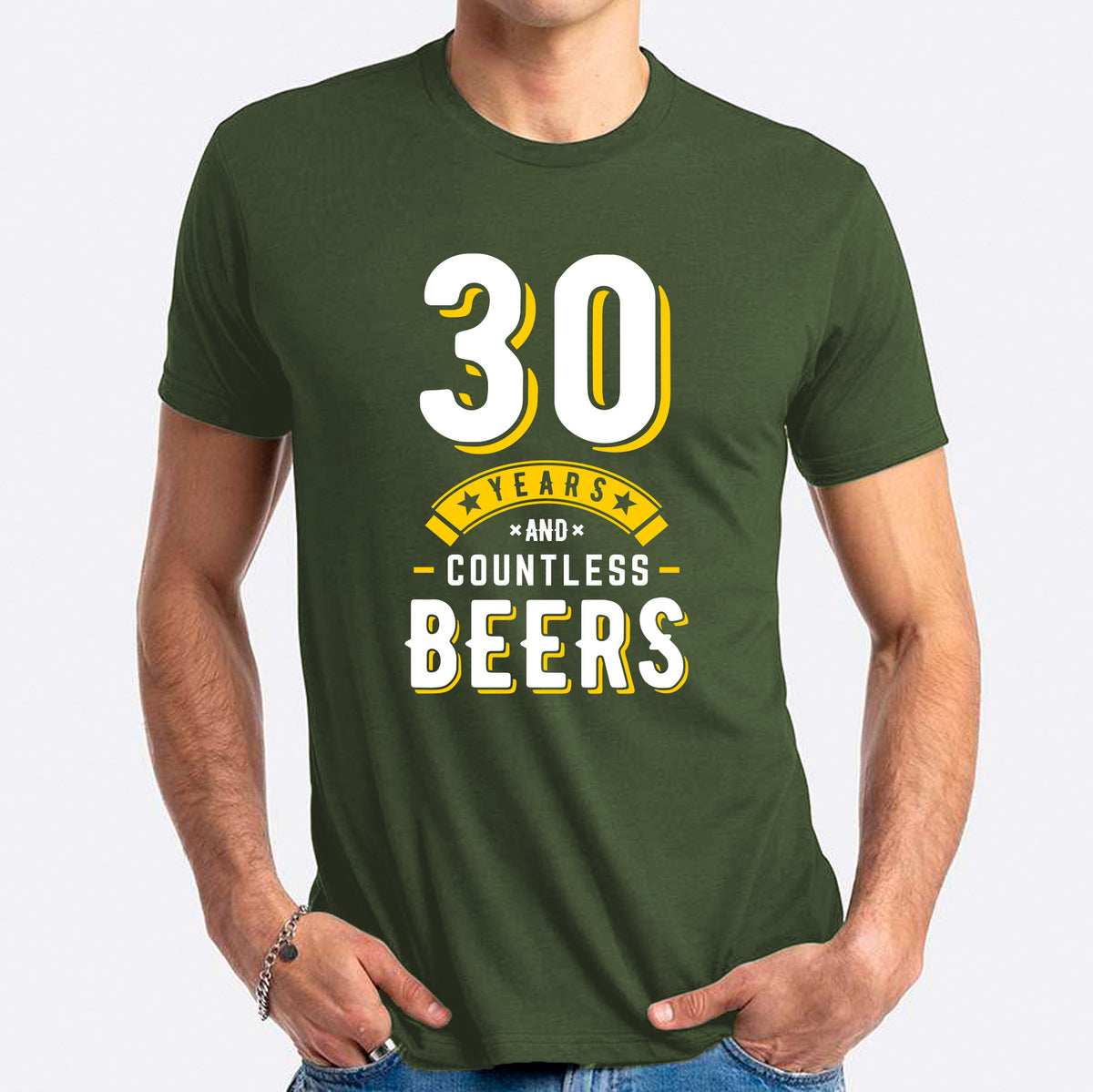 30 Years And Countless Beers T-shirt