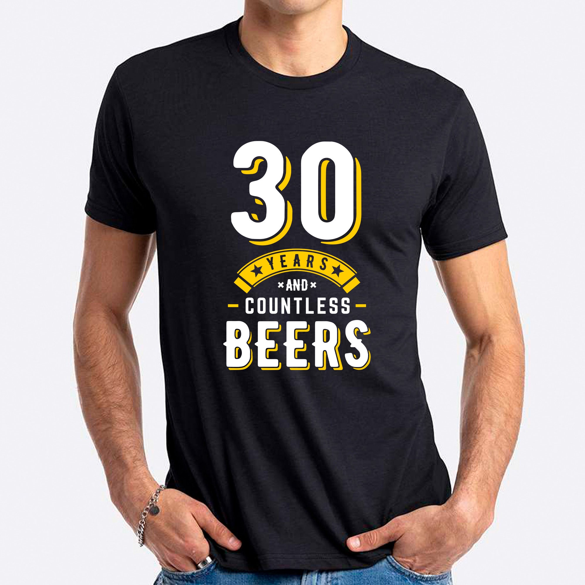 30 Years And Countless Beers T-shirt