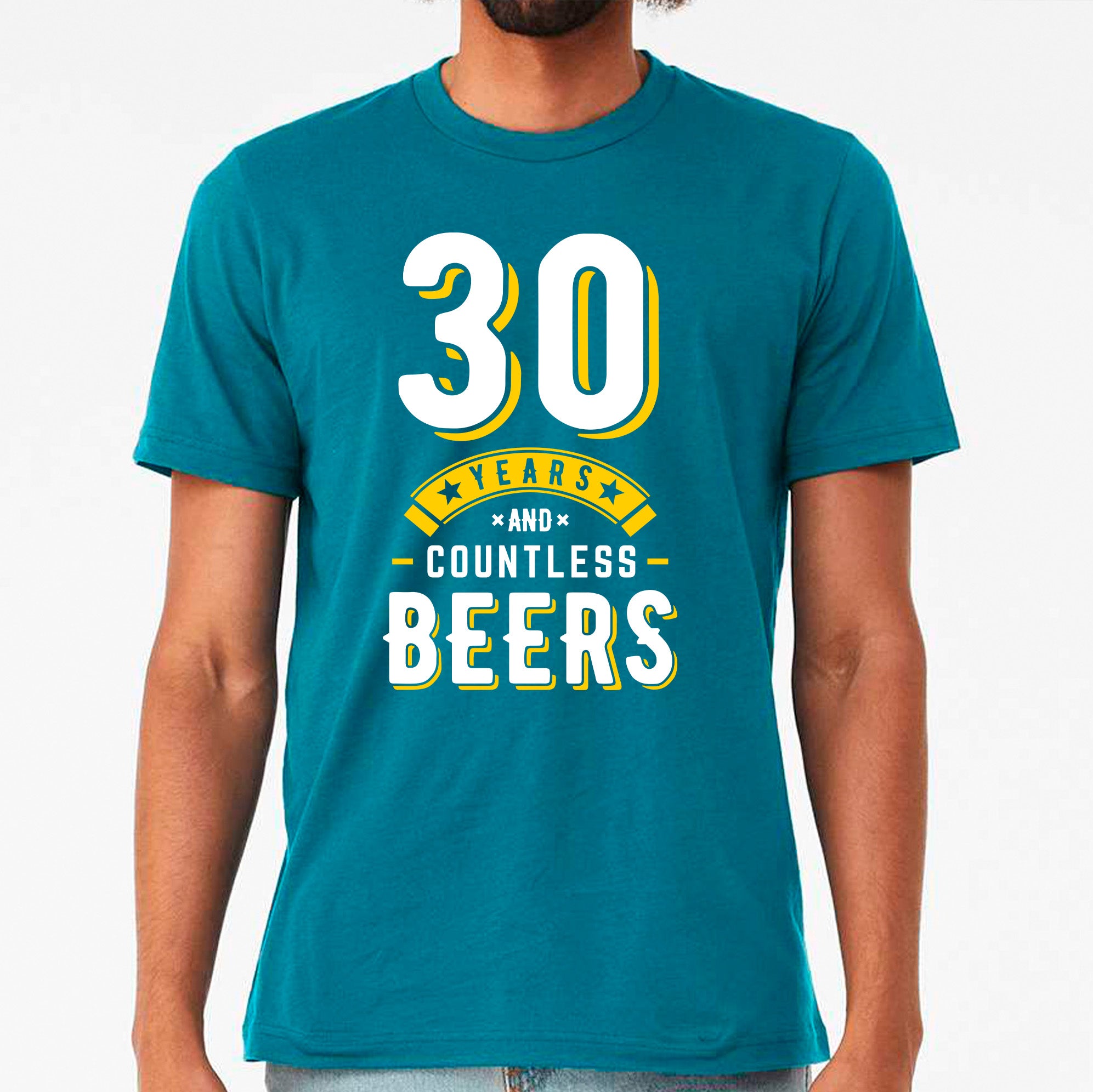 30 Years And Countless Beers T-shirt