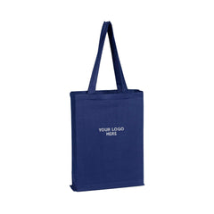 Q-Tees - Canvas Gusset Promotional Tote - Front