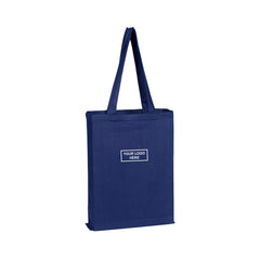 Q-Tees - Canvas Gusset Promotional Tote - Front