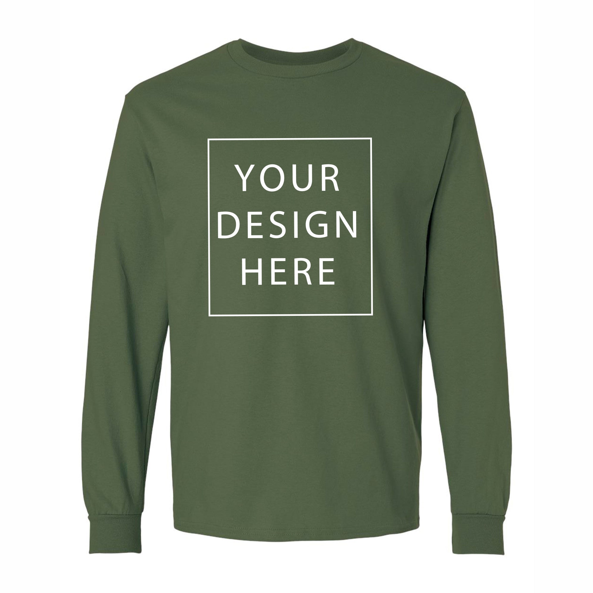 Gildan - Ultra Cotton® Long Sleeve T-Shirt - Front
