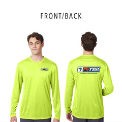 MY FBM - SAFETY Hanes Unisex Cool DRI® Long Sleeve Performance T-Shirt - 482L