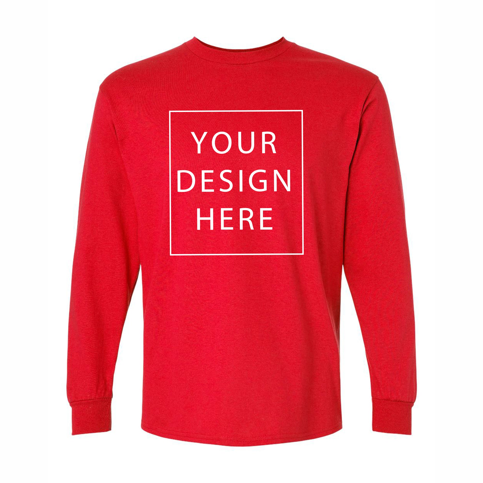 Gildan - Ultra Cotton® Long Sleeve T-Shirt - Front
