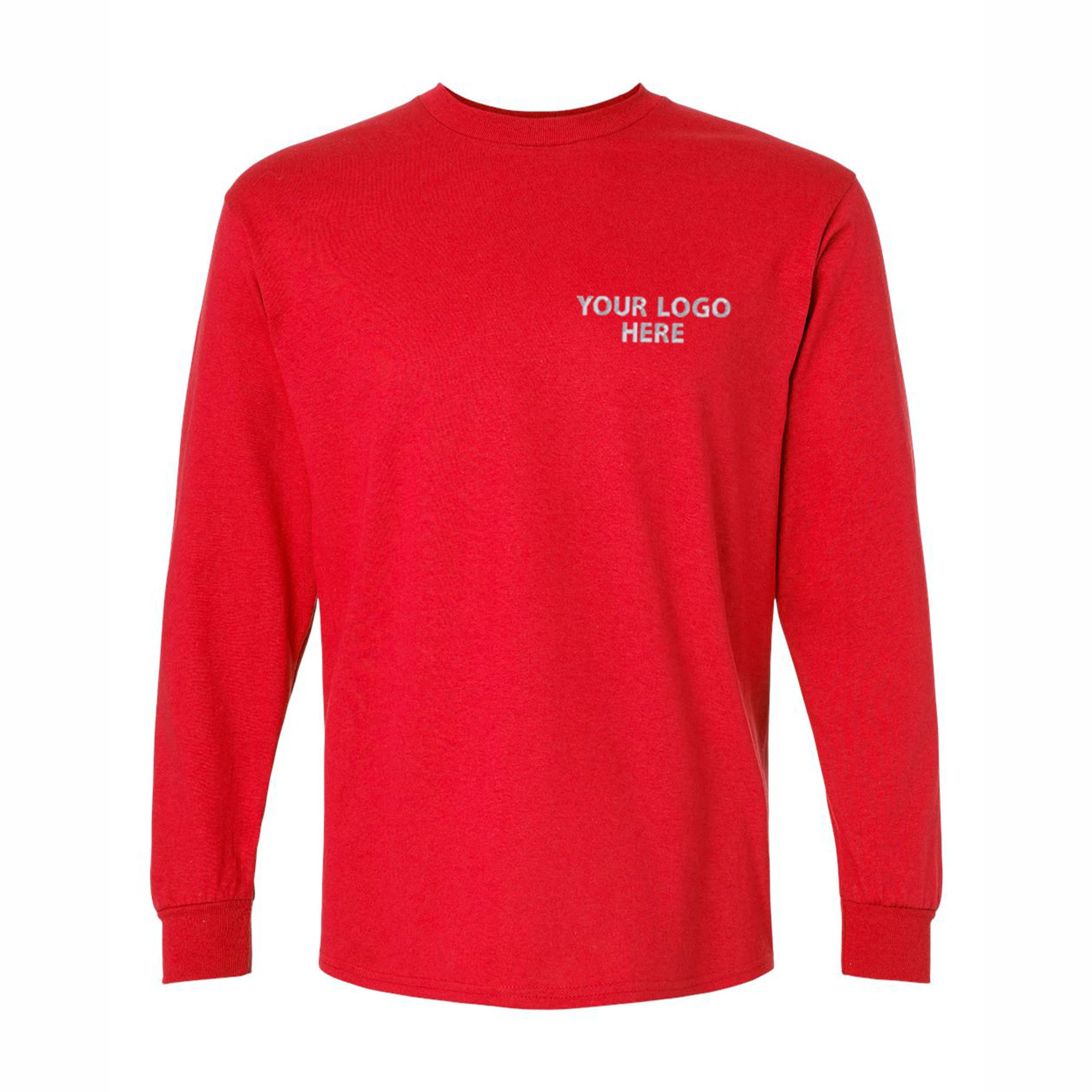 Gildan - Ultra Cotton® Long Sleeve T-Shirt - Front