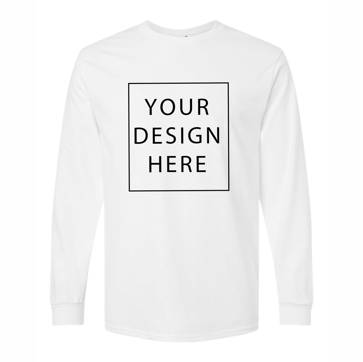Gildan - Ultra Cotton® Long Sleeve T-Shirt - Front