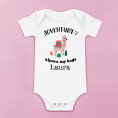 Adventure? Alpaca My Bags Baby Bodysuit