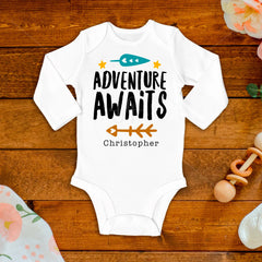 Adventure Awaits Baby Bodysuit