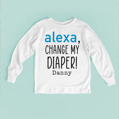 Alexa Change My Diaper Baby Bodysuit