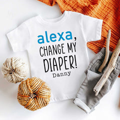 Alexa Change My Diaper Baby Bodysuit