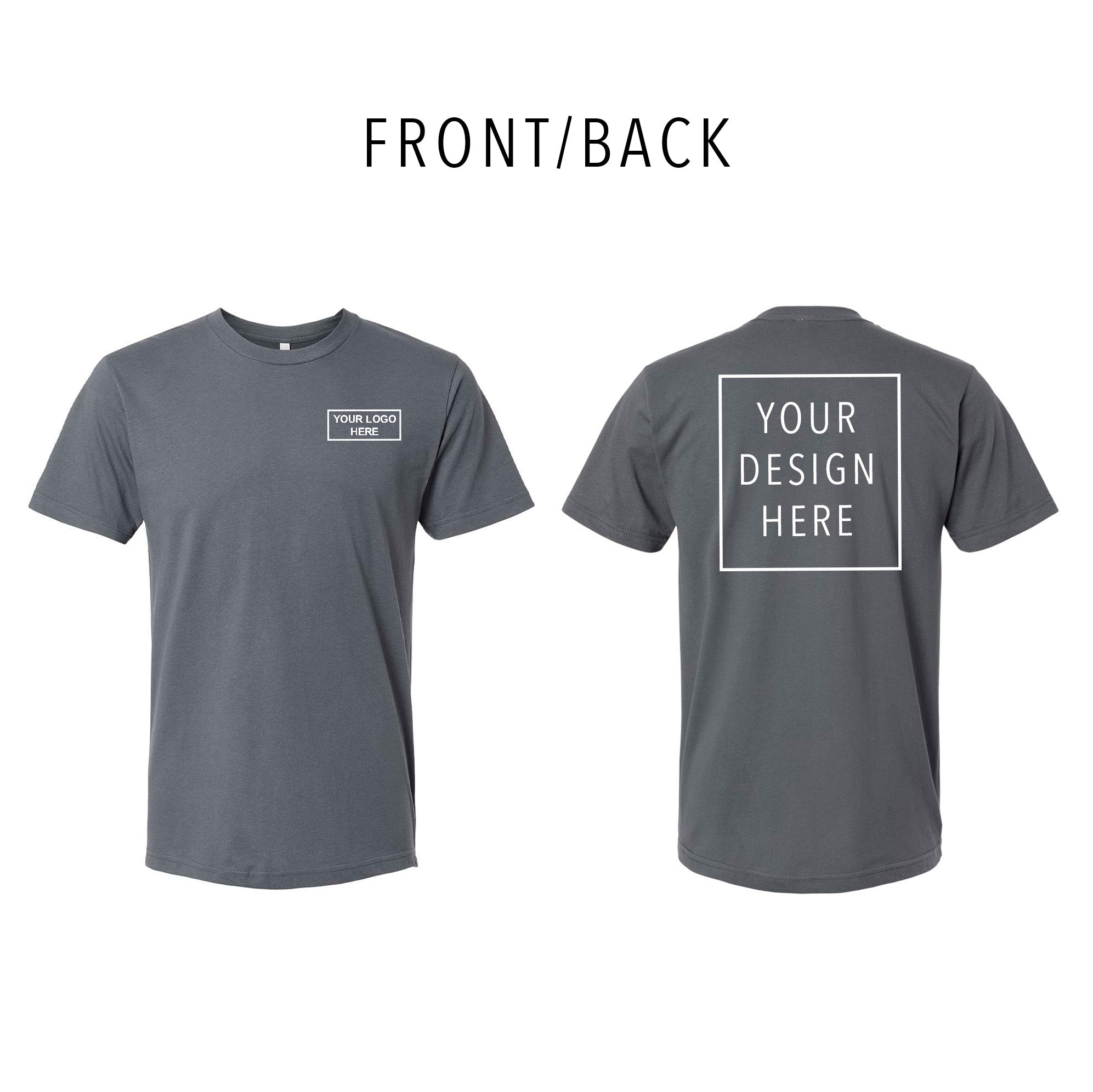 American Apparel - Fine Jersey Tee - Front/Back