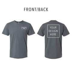 American Apparel - Fine Jersey Tee - Front/Back