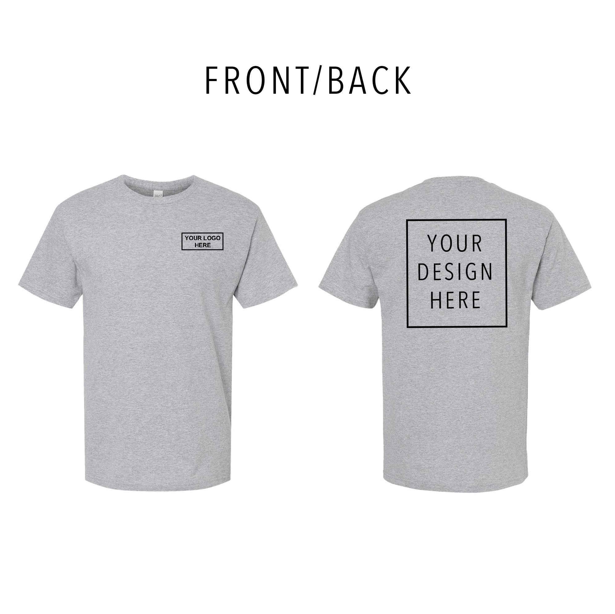 M&O - Gold Soft Touch T-Shirt - Front/Back