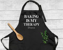 Baking Is My Therapy Apron