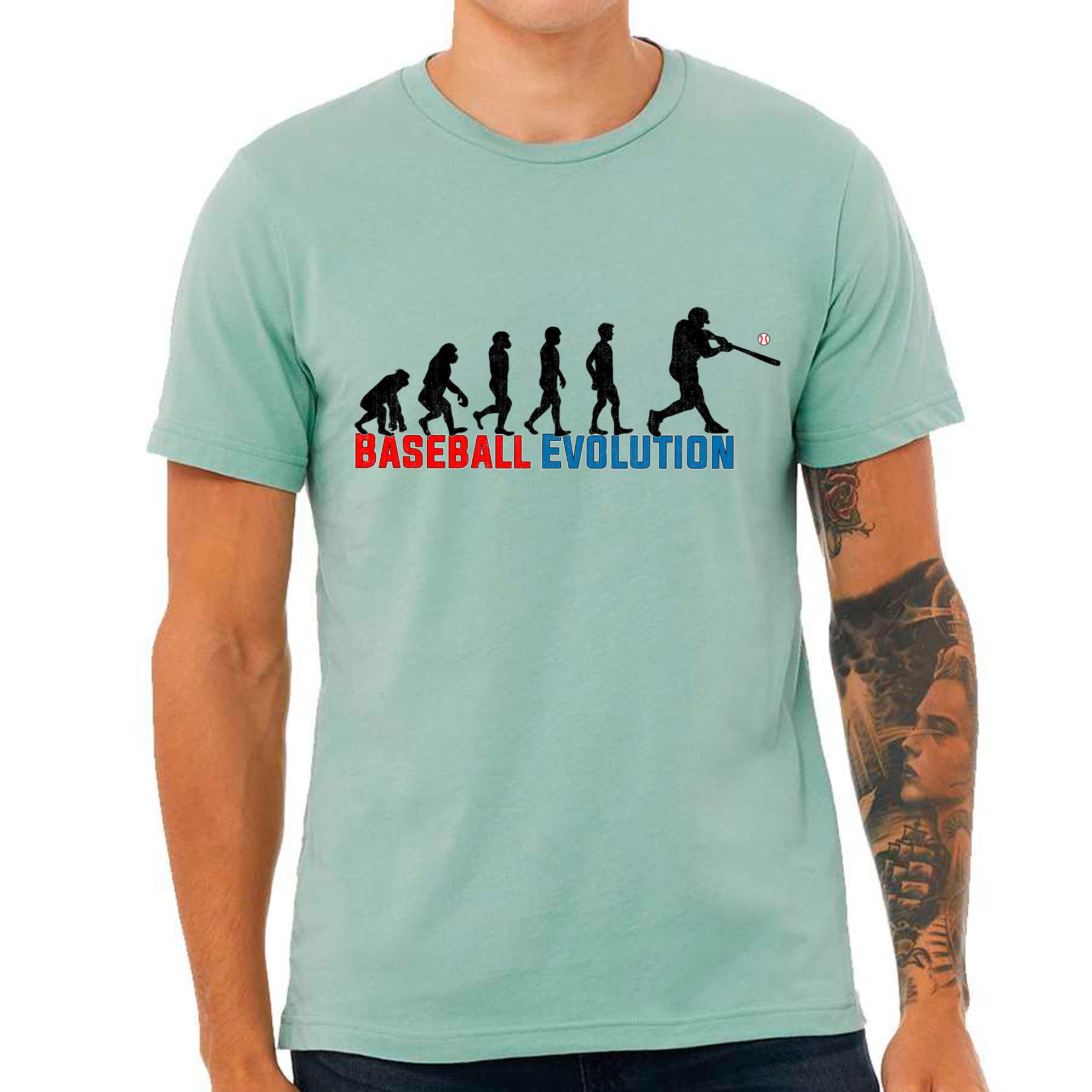 Baseball Evolution T-shirt
